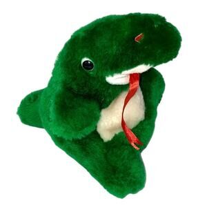 Vintage Alligator Crocodile Plush Mini Miniature Fair Prize Jaisy Soft Toy Silly